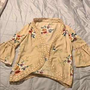 Floral cardigan